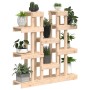 Pflanzenständer aus massivem Kiefernholz 104,5x25x109,5 cm von vidaXL, Topfständer - Ref: Foro24-822092, Preis: 100,02 €, Rab...