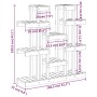 Pflanzenständer aus massivem Kiefernholz 104,5x25x109,5 cm von vidaXL, Topfständer - Ref: Foro24-822092, Preis: 100,02 €, Rab...
