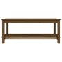 Solid honey brown pine wood coffee table 110x55x45 cm by vidaXL, Coffee table - Ref: Foro24-822275, Price: 97,39 €, Discount: %