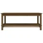 Solid honey brown pine wood coffee table 110x55x45 cm by vidaXL, Coffee table - Ref: Foro24-822275, Price: 95,11 €, Discount: %