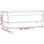 Dark gray fabric bench 100x35x41 cm by vidaXL, Banks - Ref: Foro24-349376, Price: 53,32 €, Discount: %