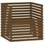 Compostador de madera maciza de pino marrón miel 100x100x102 cm de vidaXL, Compostadores - Ref: Foro24-822195, Precio: 188,61...