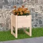 Pflanzgefäß aus massivem Kiefernholz, 40 x 40 x 52,5 cm von vidaXL, Töpfe und Pflanzgefäße - Ref: Foro24-822107, Preis: 34,57...