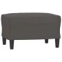 Synthetic leather gray footrest 60x50x41 cm by vidaXL, Ottomans - Ref: Foro24-349290, Price: 57,85 €, Discount: %