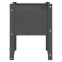 Solid gray pine wood planter 40x40x52.5 cm by vidaXL, Pots and planters - Ref: Foro24-822111, Price: 39,64 €, Discount: %