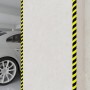 Protectores de esquina 2 uds PU amarillo y negro 4x3x100 cm de vidaXL, Señales de estacionamiento y vados - Ref: Foro24-15309...