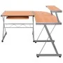 Brown plywood corner desk 132x112x99 cm by vidaXL, Desks - Ref: Foro24-20586, Price: 80,30 €, Discount: %