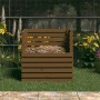 Compostador de madera maciza de pino marrón miel 80x80x78 cm de vidaXL, Compostadores - Ref: Foro24-822190, Precio: 115,51 €,...