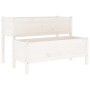 White solid pine wood planter 110x84x75 cm by vidaXL, Pots and planters - Ref: Foro24-822263, Price: 129,23 €, Discount: %
