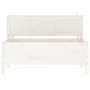 Jardinera de madera de pino maciza blanca 110x84x75 cm de vidaXL, Maceteros y jardineras - Ref: Foro24-822263, Precio: 127,96...