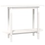 Konsolentisch aus massivem weißem Kiefernholz 110x40x80 cm von vidaXL, Couchtisch - Ref: Foro24-822298, Preis: 82,73 €, Rabat...