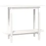 Solid white pine wood console table 110x40x80 cm by vidaXL, Coffee table - Ref: Foro24-822298, Price: 81,70 €, Discount: %