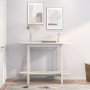 Konsolentisch aus massivem weißem Kiefernholz 110x40x80 cm von vidaXL, Couchtisch - Ref: Foro24-822298, Preis: 82,73 €, Rabat...