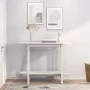 Solid white pine wood console table 110x40x80 cm by vidaXL, Coffee table - Ref: Foro24-822298, Price: 81,70 €, Discount: %