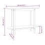 Konsolentisch aus massivem weißem Kiefernholz 110x40x80 cm von vidaXL, Couchtisch - Ref: Foro24-822298, Preis: 82,73 €, Rabat...