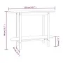 Solid white pine wood console table 110x40x80 cm by vidaXL, Coffee table - Ref: Foro24-822298, Price: 81,70 €, Discount: %