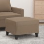 Cappuccino-Fußhocker aus Kunstleder, 60 x 50 x 41 cm von vidaXL, Osmanen - Ref: Foro24-349340, Preis: 54,03 €, Rabatt: %