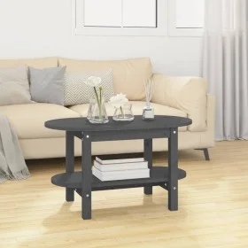 Couchtisch aus massivem grauem Kiefernholz, 80 x 45 x 45 cm von vidaXL, Couchtisch - Ref: Foro24-822294, Preis: 67,34 €, Raba...