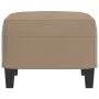 Cappuccino-Fußhocker aus Kunstleder, 60 x 50 x 41 cm von vidaXL, Osmanen - Ref: Foro24-349340, Preis: 53,30 €, Rabatt: %