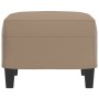 Cappuccino-Fußhocker aus Kunstleder, 60 x 50 x 41 cm von vidaXL, Osmanen - Ref: Foro24-349340, Preis: 54,03 €, Rabatt: %
