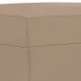 Cappuccino-Fußhocker aus Kunstleder, 60 x 50 x 41 cm von vidaXL, Osmanen - Ref: Foro24-349340, Preis: 53,30 €, Rabatt: %