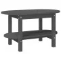 Couchtisch aus massivem grauem Kiefernholz, 80 x 45 x 45 cm von vidaXL, Couchtisch - Ref: Foro24-822294, Preis: 67,37 €, Raba...