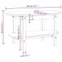 Couchtisch aus massivem grauem Kiefernholz, 80 x 45 x 45 cm von vidaXL, Couchtisch - Ref: Foro24-822294, Preis: 67,37 €, Raba...