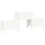 White solid pine wood planter 178.5x44x75 cm by vidaXL, Pots and planters - Ref: Foro24-822248, Price: 114,79 €, Discount: %
