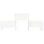 White solid pine wood planter 178.5x44x75 cm by vidaXL, Pots and planters - Ref: Foro24-822248, Price: 114,79 €, Discount: %