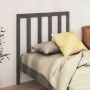 Bettkopfteil aus massivem grauem Kiefernholz, 95 x 4 x 100 cm von vidaXL, Kopf- und Fußteile - Ref: Foro24-822239, Preis: 29,...