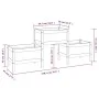 White solid pine wood planter 178.5x44x75 cm by vidaXL, Pots and planters - Ref: Foro24-822248, Price: 114,79 €, Discount: %