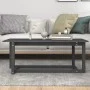 Grauer Couchtisch aus massivem Kiefernholz 110x55x45 cm von vidaXL, Couchtisch - Ref: Foro24-822169, Preis: 77,32 €, Rabatt: %