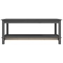Solid gray pine wood coffee table 110x55x45 cm by vidaXL, Coffee table - Ref: Foro24-822274, Price: 78,89 €, Discount: %