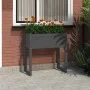 Pflanzgefäß aus massivem Kiefernholz grau 78x40x81 cm von vidaXL, Töpfe und Pflanzgefäße - Ref: Foro24-822134, Preis: 64,87 €...