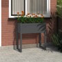 Pflanzgefäß aus massivem Kiefernholz grau 78x40x81 cm von vidaXL, Töpfe und Pflanzgefäße - Ref: Foro24-822134, Preis: 65,75 €...