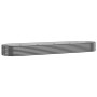 Jardinera arriate acero galvanizado antracita 396x100x36cm