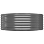 Jardinera arriate acero galvanizado antracita 396x100x36cm