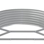 Jardinera arriate acero galvanizado antracita 396x100x36cm