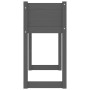 Pflanzgefäß aus massivem Kiefernholz grau 78x40x81 cm von vidaXL, Töpfe und Pflanzgefäße - Ref: Foro24-822134, Preis: 65,75 €...