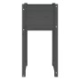 Solid gray pine wood planter 40x40x81 cm by vidaXL, Pots and planters - Ref: Foro24-822126, Price: 42,37 €, Discount: %