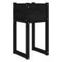 Planter 2 units solid black pine wood 40x40x81 cm by vidaXL, Pots and planters - Ref: Foro24-822131, Price: 77,16 €, Discount: %