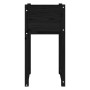 Planter 2 units solid black pine wood 40x40x81 cm by vidaXL, Pots and planters - Ref: Foro24-822131, Price: 75,19 €, Discount: %