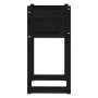 Planter 2 units solid black pine wood 40x40x81 cm by vidaXL, Pots and planters - Ref: Foro24-822131, Price: 75,19 €, Discount: %