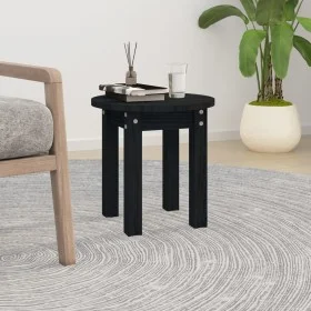 Solid black pine wood coffee table Ø35x35 cm by vidaXL, Coffee table - Ref: Foro24-822341, Price: 24,01 €, Discount: %
