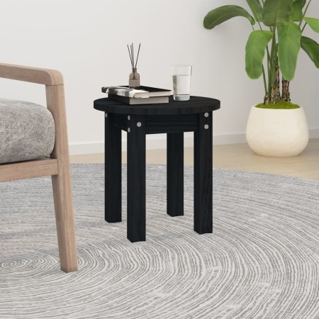 Couchtisch aus massivem schwarzem Kiefernholz Ø35x35 cm von vidaXL, Couchtisch - Ref: Foro24-822341, Preis: 24,28 €, Rabatt: %