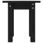 Couchtisch aus massivem schwarzem Kiefernholz Ø35x35 cm von vidaXL, Couchtisch - Ref: Foro24-822341, Preis: 24,01 €, Rabatt: %