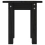 Couchtisch aus massivem schwarzem Kiefernholz Ø35x35 cm von vidaXL, Couchtisch - Ref: Foro24-822341, Preis: 24,28 €, Rabatt: %