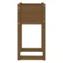 Pflanzgefäß 2 Stück massivem Kiefernholz honigbraun 40x40x81 cm von vidaXL, Töpfe und Pflanzgefäße - Ref: Foro24-822129, Prei...