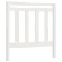 Bettkopfteil aus massivem weißem Kiefernholz, 95 x 4 x 100 cm von vidaXL, Kopf- und Fußteile - Ref: Foro24-822243, Preis: 36,...