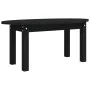 Couchtisch aus massivem schwarzem Kiefernholz, 80 x 40 x 35 cm von vidaXL, Couchtisch - Ref: Foro24-822351, Preis: 46,80 €, R...
